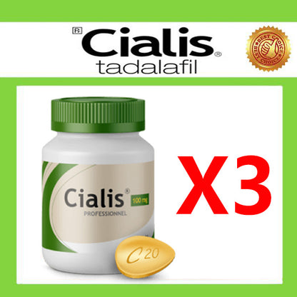 🧨[Eli Lilly] Cialis Professional Edition: Der neueste Wirkstoff, Tadalafil 100 mg/30 Tabletten, die beste Wahl für Patienten mit erektiler Dysfunktion!